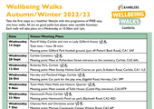 Walking for Health Winter Programme 2022