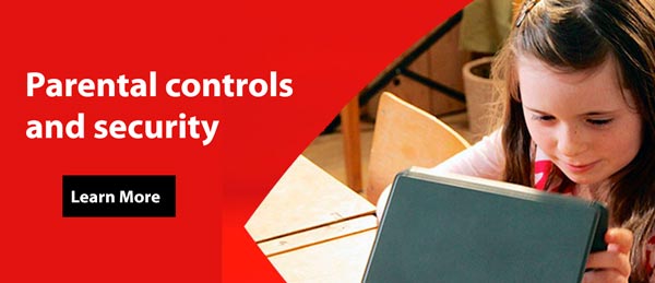 Image to act as Learn More link to about parental controls